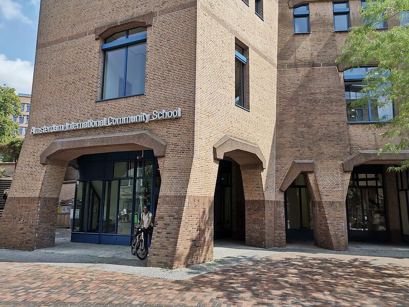 Entrance to AICS